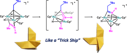 Intramolecular Nitrene Transfer via the C≡N Bond Cleavage of Acetonitrile to a m3-Alkylidyne Ligand on a Cationic Triruthenium Plane